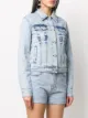 Philipp Plein acid-wash denim jacket