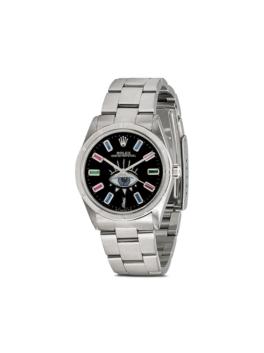 фото Jacquie aiche кастомизированные наручные часы rolex oyster perpetual