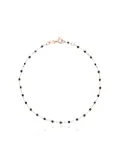 Gigi Clozeau 18kt rose gold beaded anklet - Pink