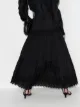 MIMI PROBER embroidered detail A-line skirt