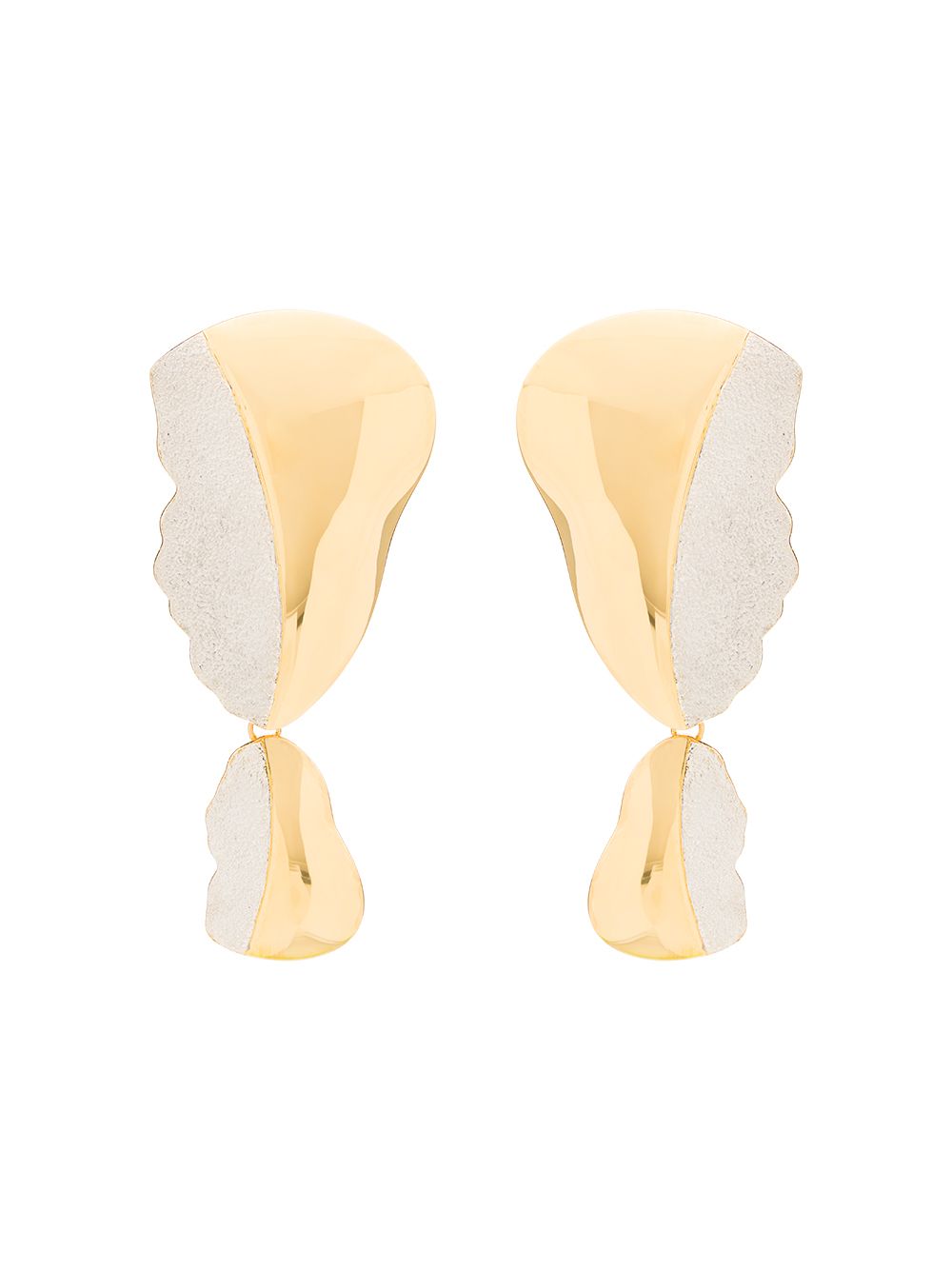 фото Monica sordo gold and silver-tone ocumare earrings