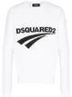 Image 1 of Dsquared2 logo-print long-sleeve sweatshirt