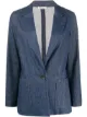 Image 1 of Peserico deep V-neck denim blazer