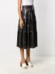 Ba&Sh Prisca geometric-print skirt