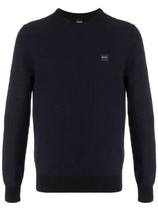hugo boss logo jumper