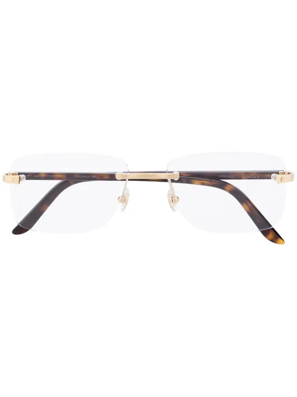 cartier glasses farfetch