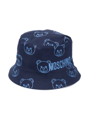 Moschino Kids Teddy Bear Print Bucket Hat Farfetch