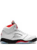 Jordan Kids Air Jordan 5 Retro ""Fire Red Silver Tongue 2020"" sneakers - White