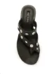 Senso open toe studded loafers