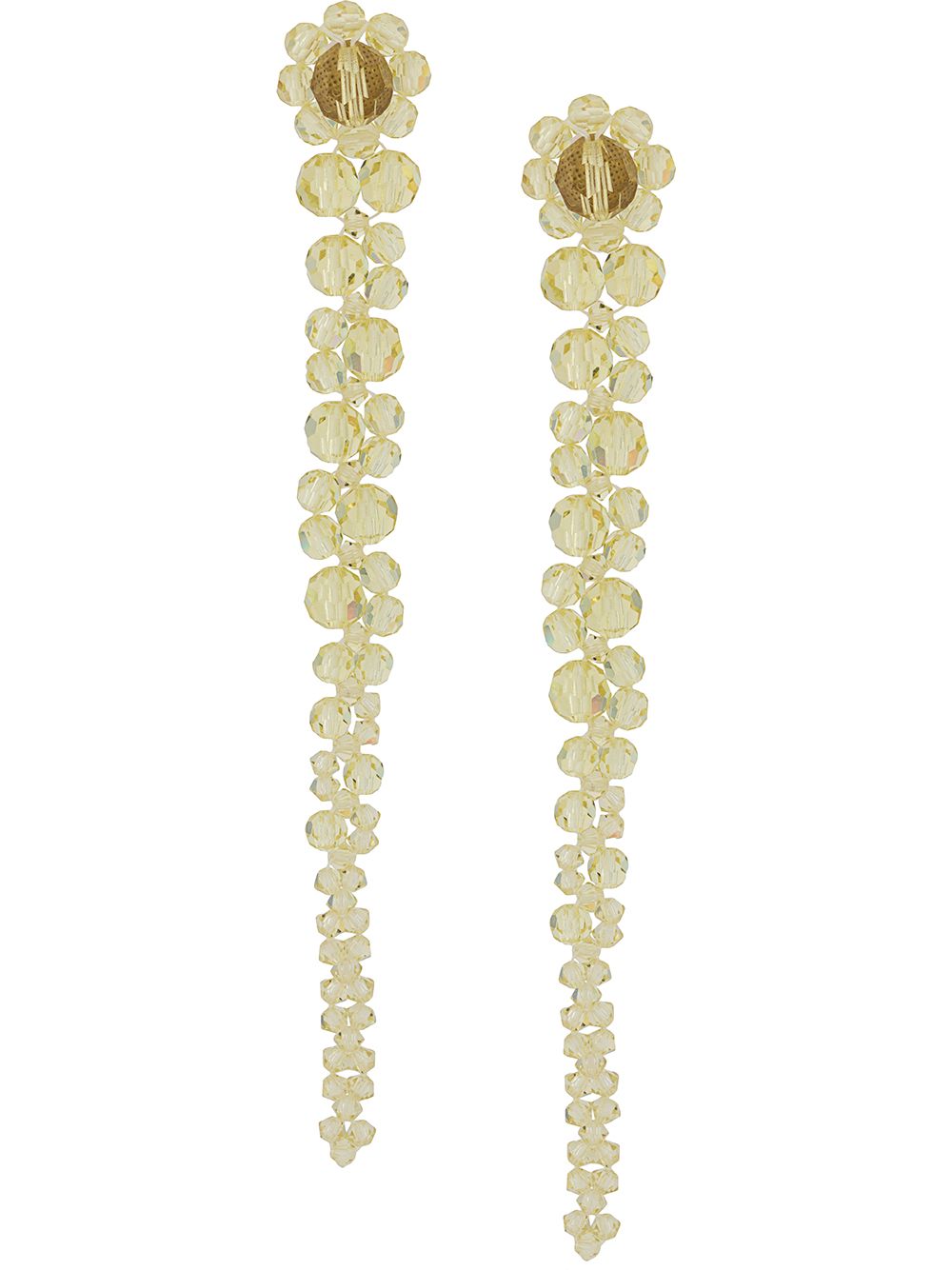 фото Simone rocha bead-embellished drop earrings