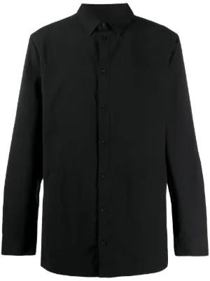 helmut lang white shirt dress