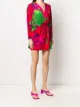 Balenciaga Minikleid mit abstraktem Print