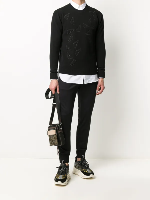 fendi bug eye jumper