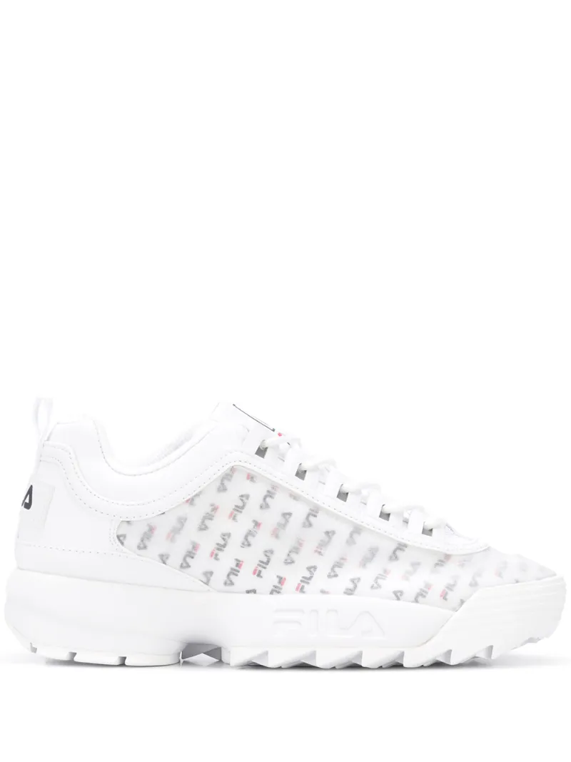 FILA DISRUPTOR II LOGO-PRINT SNEAKERS