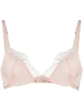 Fleur Of England lace-embellished plunge bra - Pink