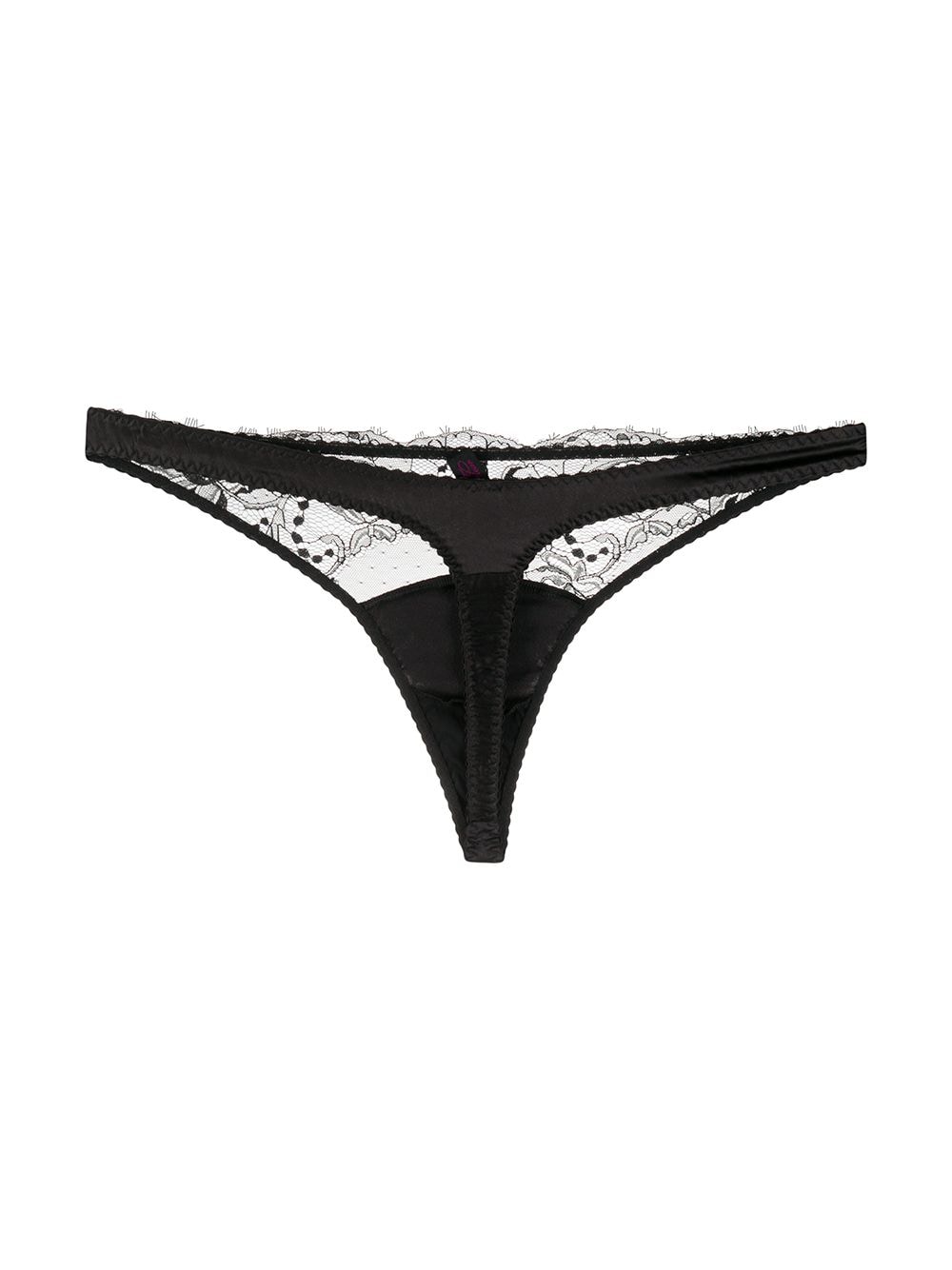 Image 2 of Fleur Of England sheer lace thong