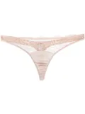 Fleur Of England Sig lace thong - Neutrals