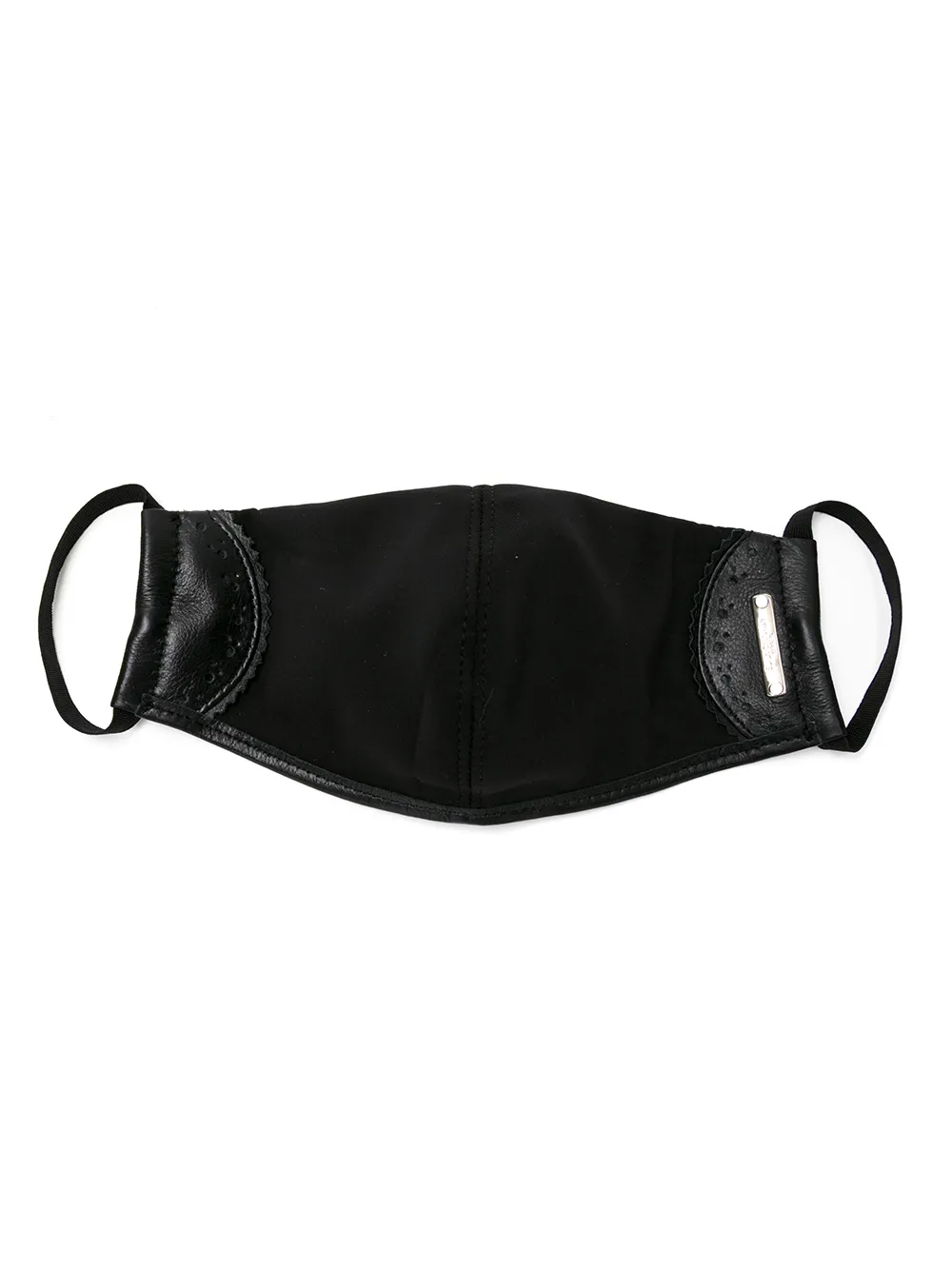 Click to view more detailed imagery on our partner's website Sarah Chofakian Logo Plaque Face Mask In Black