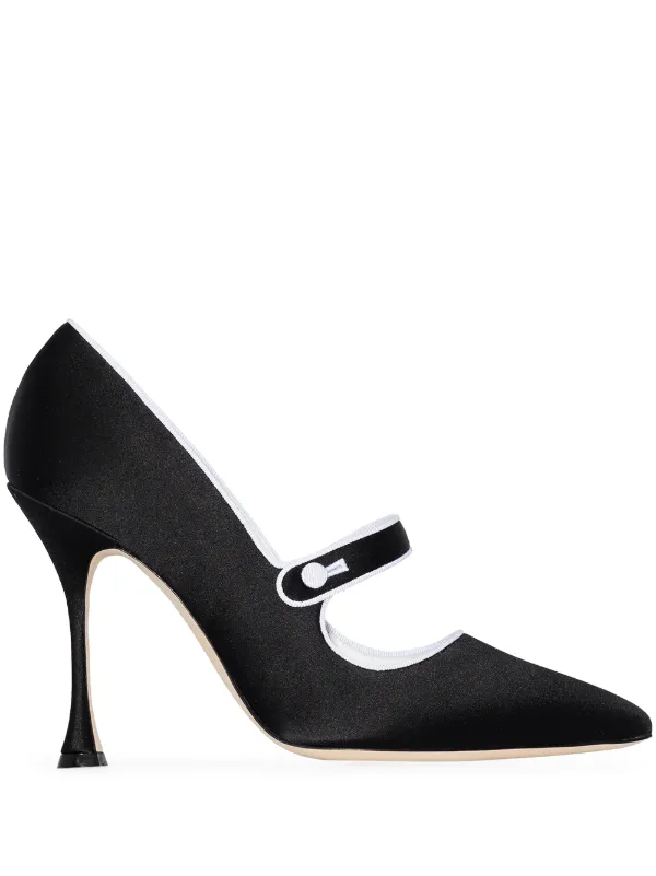 Manolo Blahnik X Browns 50 Camparicaro 105mm Pumps Farfetch