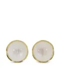 Irene Neuwirth 18k yellow gold Moonstone stud earrings
