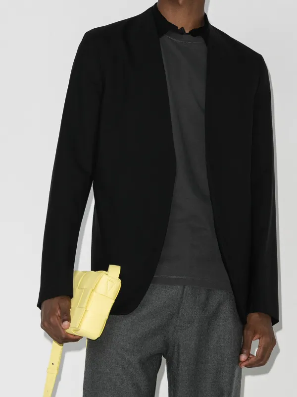 MAISON MARGIELA NO COLLAR BLAZER-