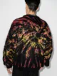 Iroquois tie-dye jacquard cardigan