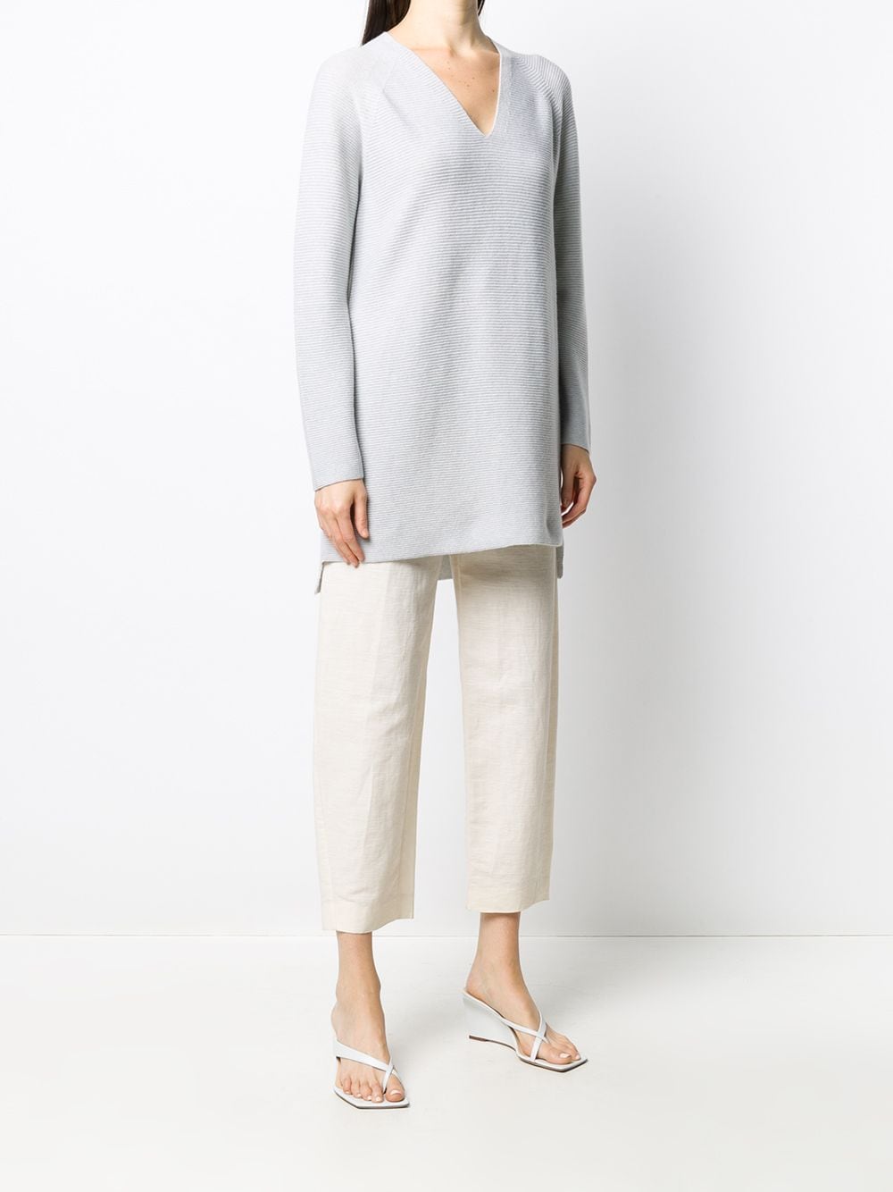 фото Eileen fisher трикотажный расклешенный топ