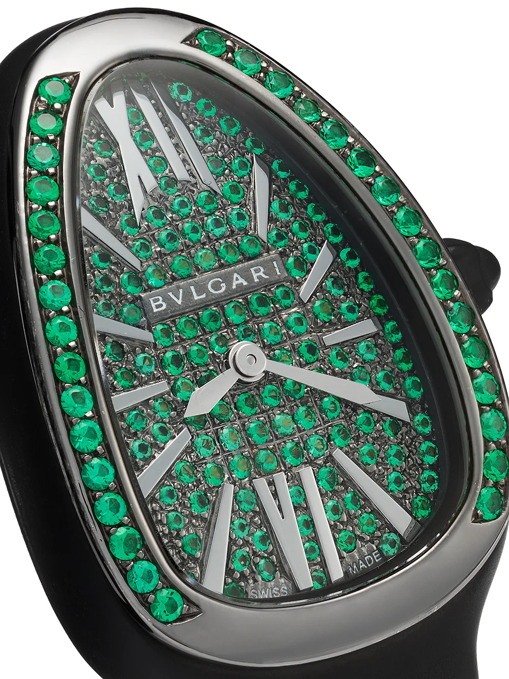 фото Mad paris кастомизированные наручные часы bvlgari serpenti tubogas 35 мм