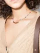 Imagen 2 de Roxanne First collar Dream en oro rosa de 14kt con cuentas de jade