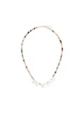 Roxanne First Be Kind 14kt rose gold jade necklace - Pink