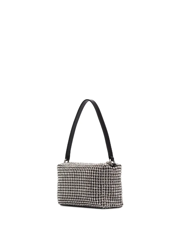 Alexander Wang Medium Wangloc rhinestone-embellished Clutch Bag