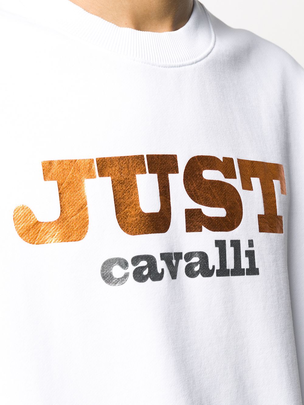 фото Just cavalli свитер с длинными рукавами и логотипом