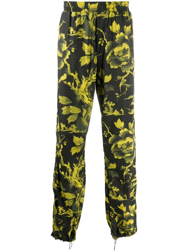 yellow jogging bottoms