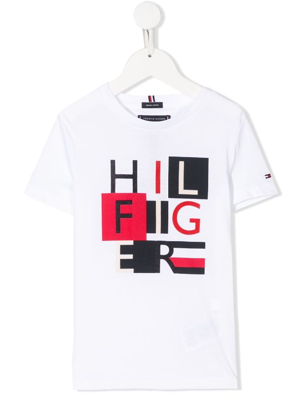 t shirt logo tommy hilfiger