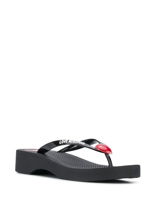 moschino flip flops