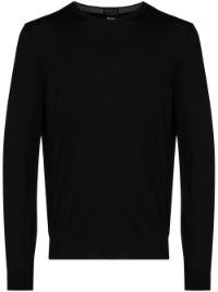 black boss jumper