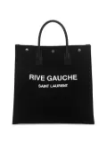 Saint Laurent Rive Gauche canvas tote bag - Black