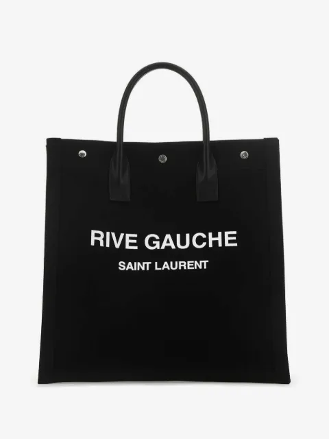 Saint Laurent Rive Gauche canvas tote bag