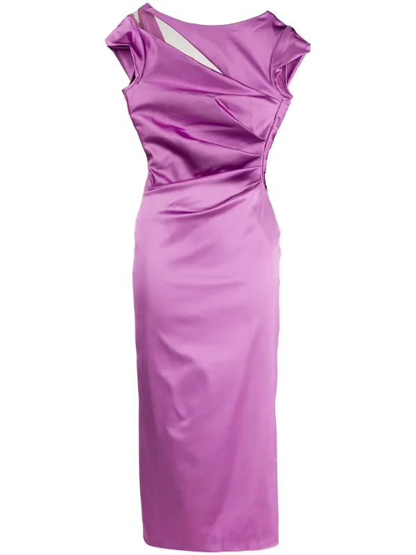 talbot runhof midi dress