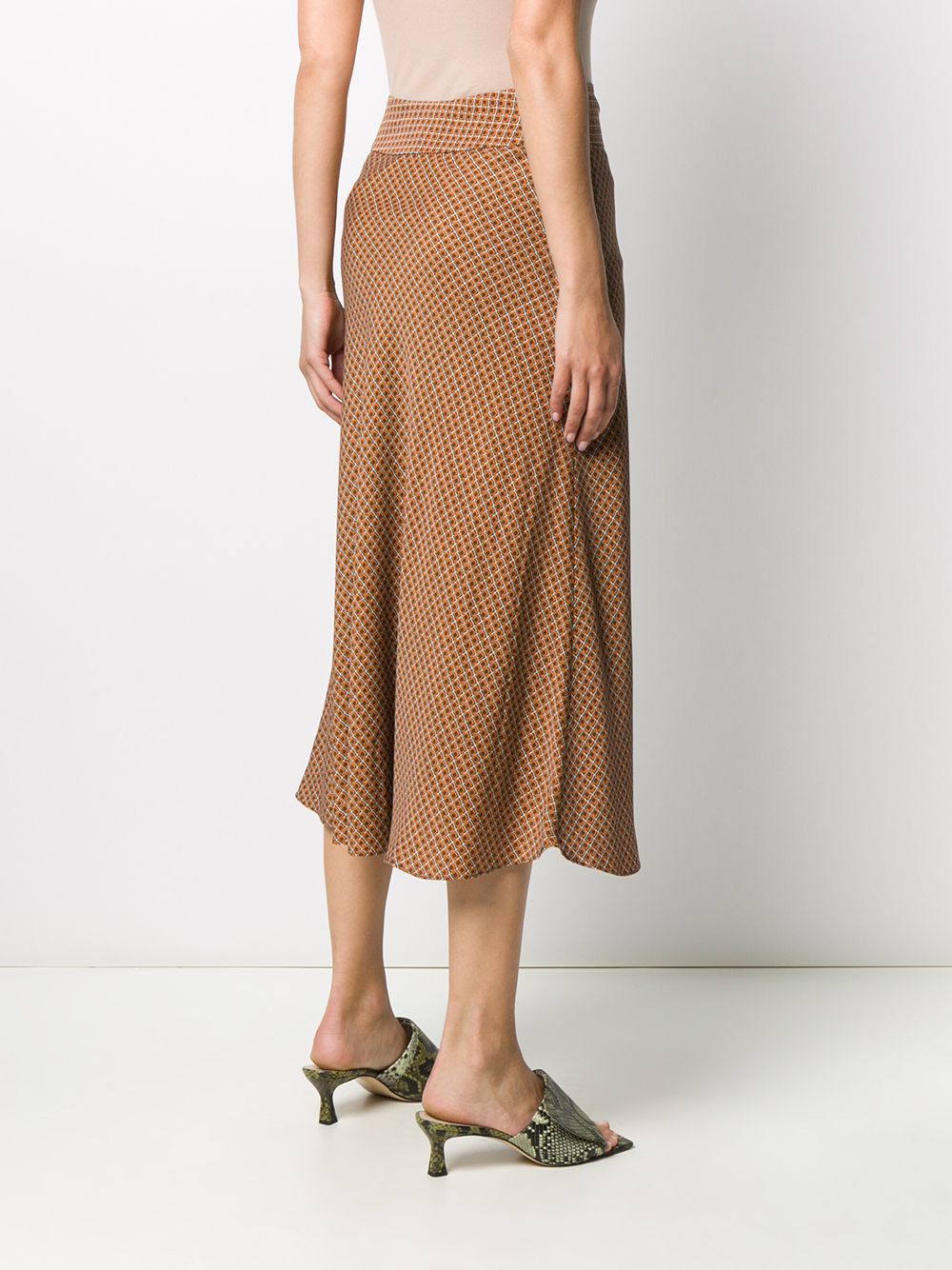 фото Dvf diane von furstenberg tie-waist skirt