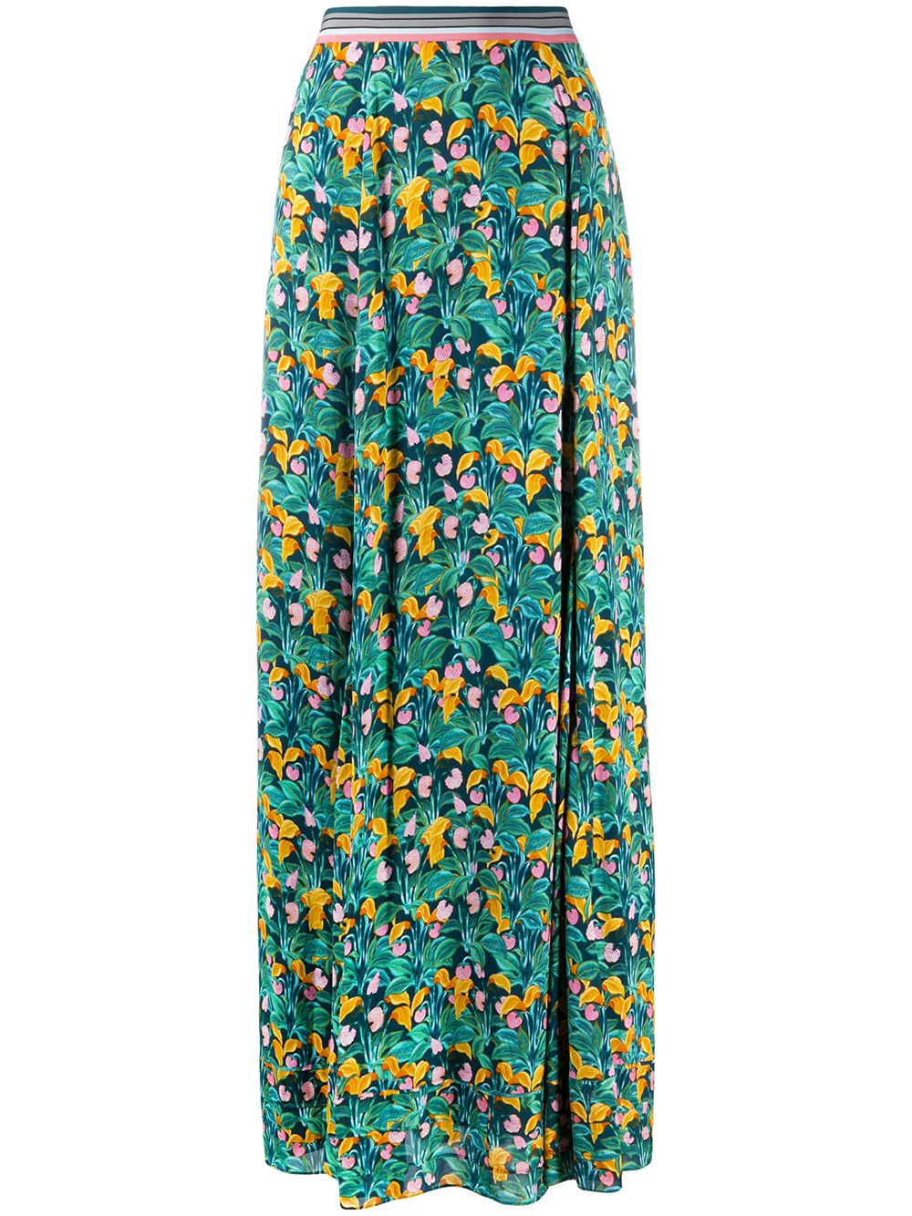 фото Dvf diane von furstenberg botanic print skirt