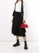 Image 2 of Black Comme Des Garçons flared midi skirt