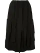 Image 1 of Black Comme Des Garçons flared midi skirt