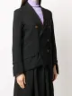 Comme Des Garçons Comme Des Garçons asymmetrical double-breasted blazer