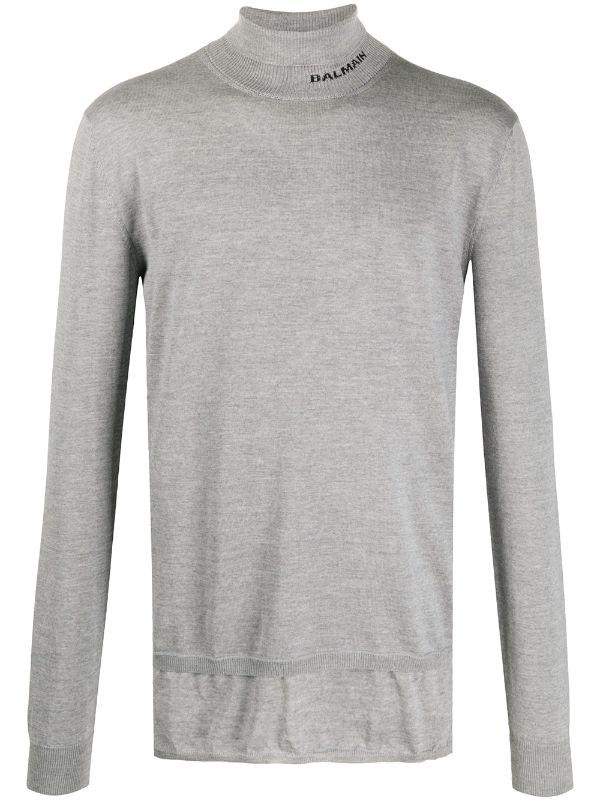 balmain jumper grey