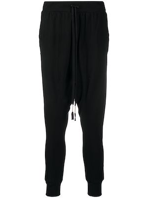 mens drop crotch track pants