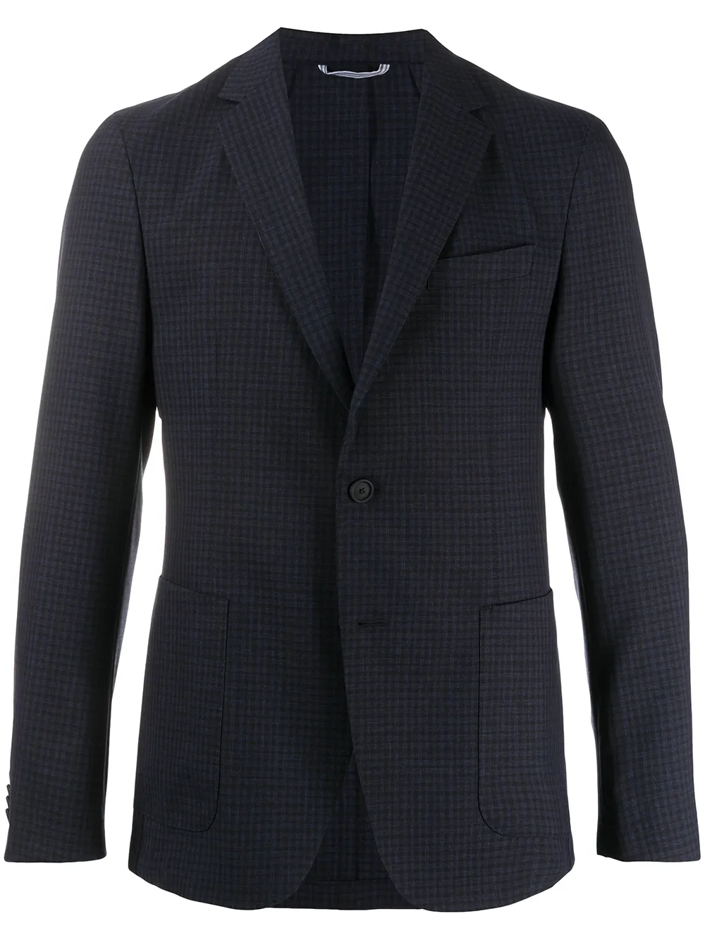 BOSS blazer a cuadros con botones | azul | Image 1