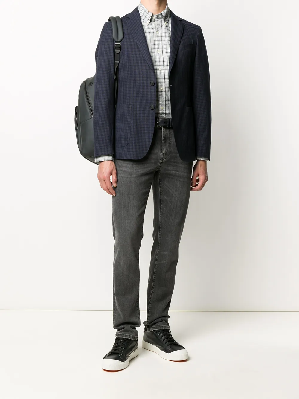 BOSS blazer a cuadros con botones | Image 2