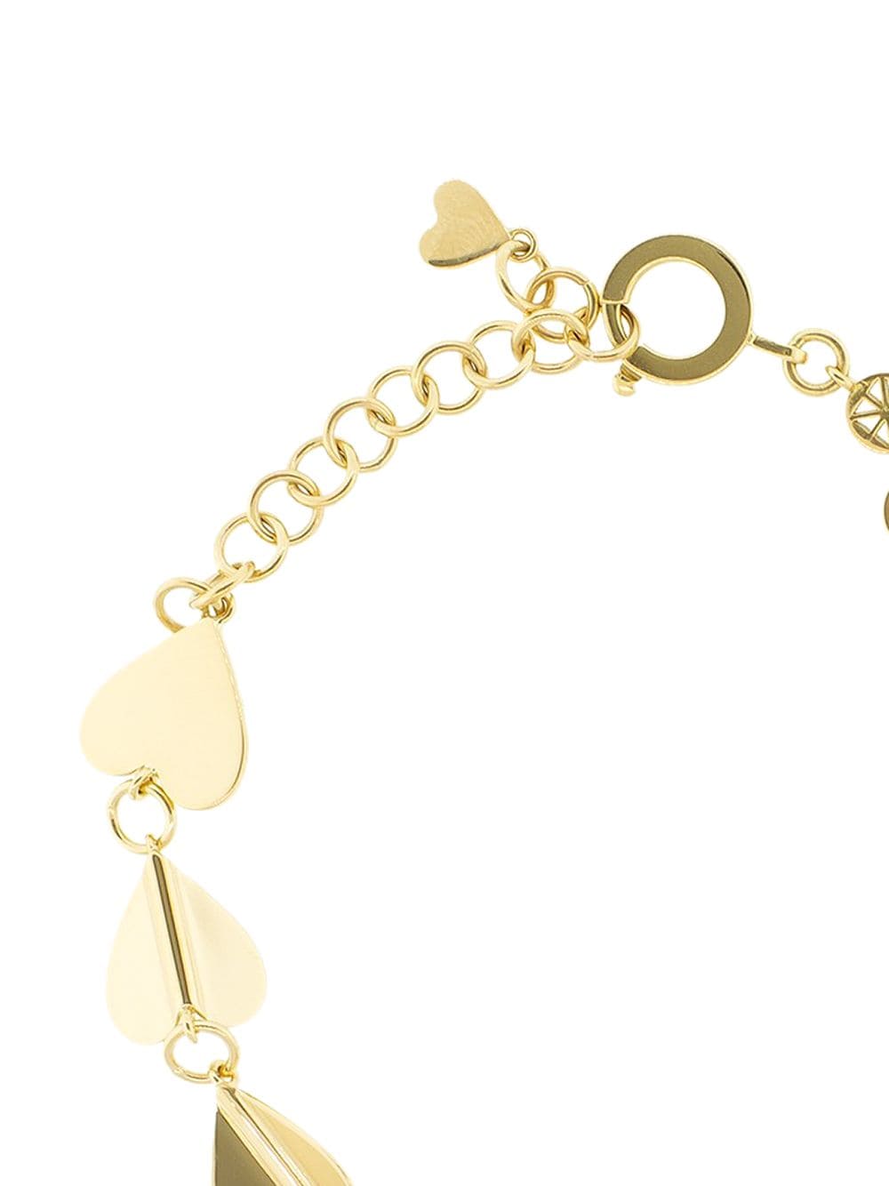 Shop Cadar 18kt Yellow Gold Wings Of Love Medium Heart Bracelet