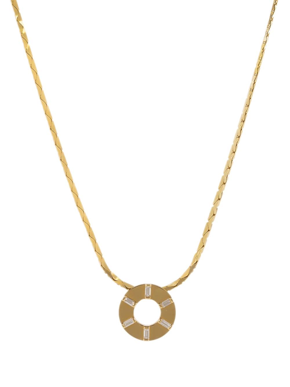 Shop Cadar 18kt Yellow Gold Prime Diamond Necklace